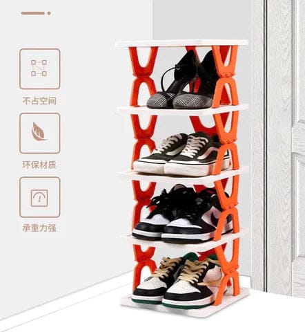 5 Layer X Shoe Rack